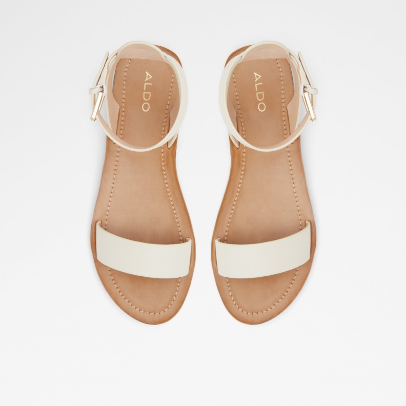 Aldo Fashion White Kedaredia Flat Sandal