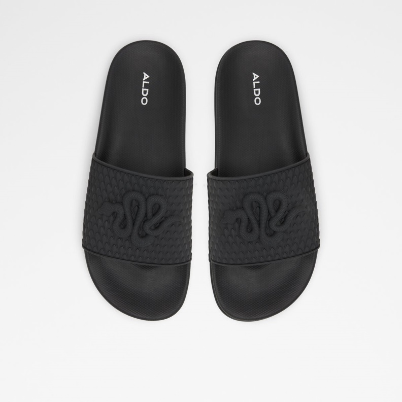 Aldo Black Fashion Kedau Slide Sandal