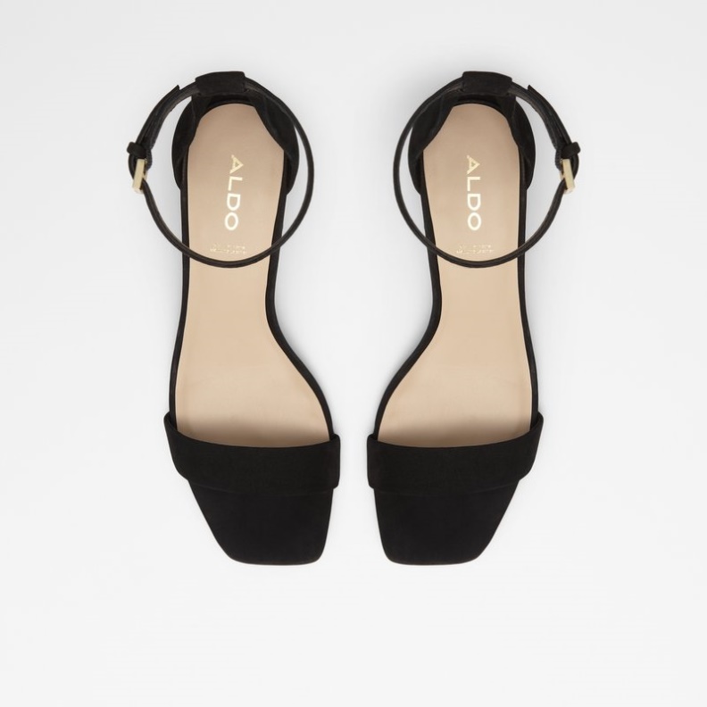 Schwarzes Leder Nubuk Mode Aldo Kedeaviel