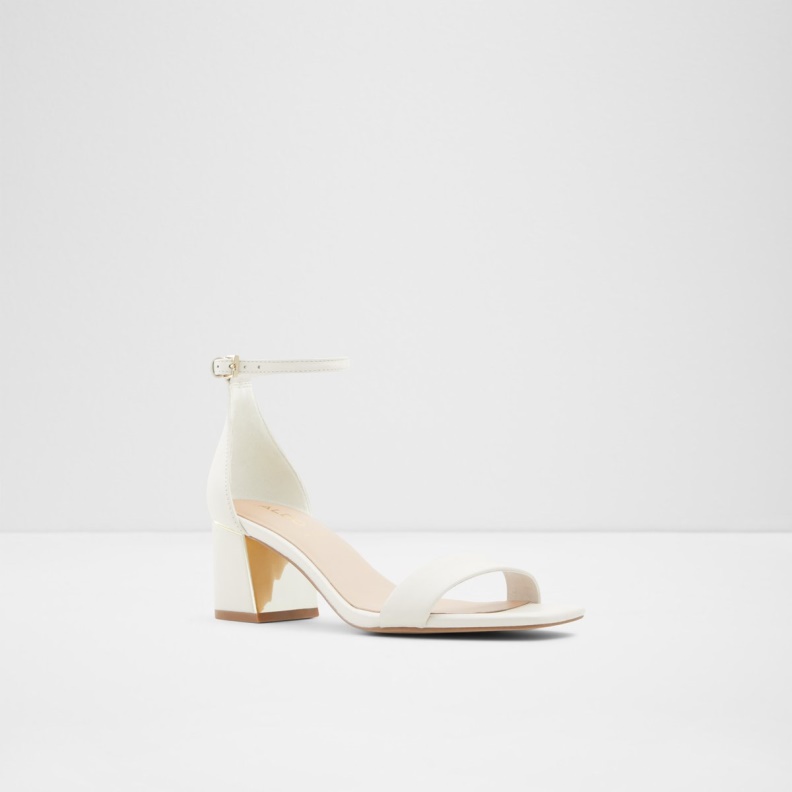 Kedeaviel High Heel Sandal Fashion Aldo White