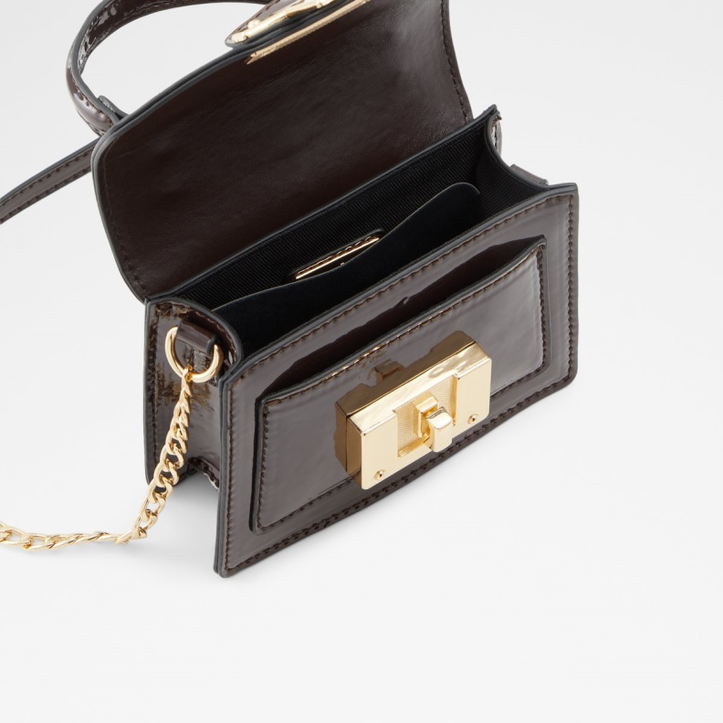 Fashion Aldo Kentwell Top Handle Bag Dark Brown