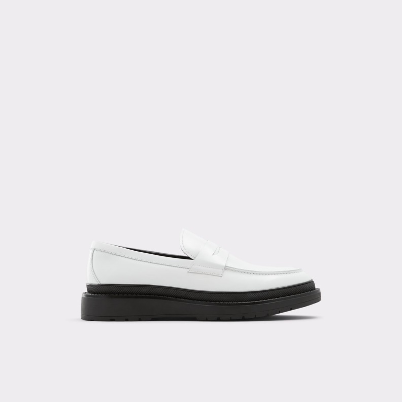 Fashion Aldo White Kerouac Loafer