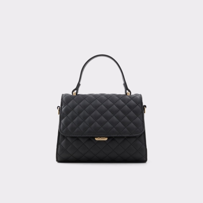 Black Aldo Fashion Kibara Top Handle Bag