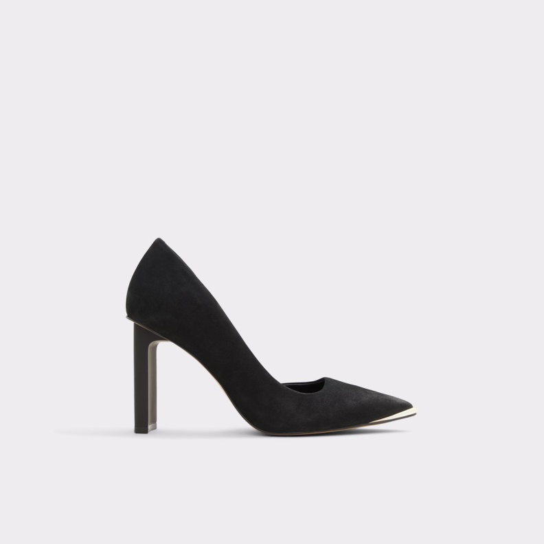 Koilla Pump Black Leather Suede Aldo Fashion