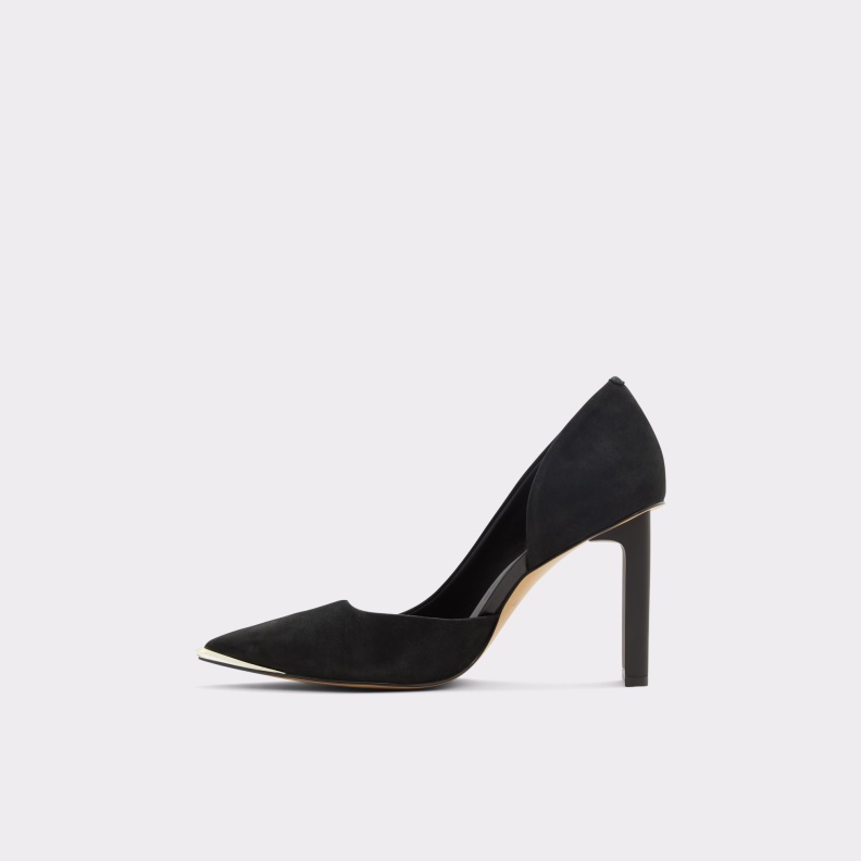 Koilla Pump Black Leather Suede Aldo Fashion
