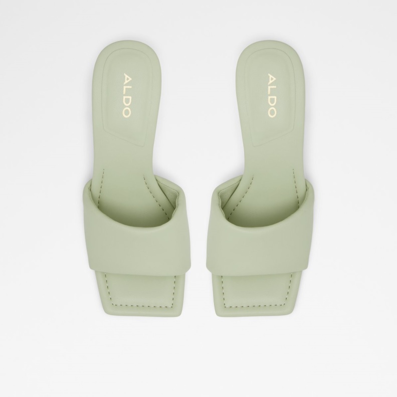Kylah Heeled Mule Bright Green Aldo Fashion