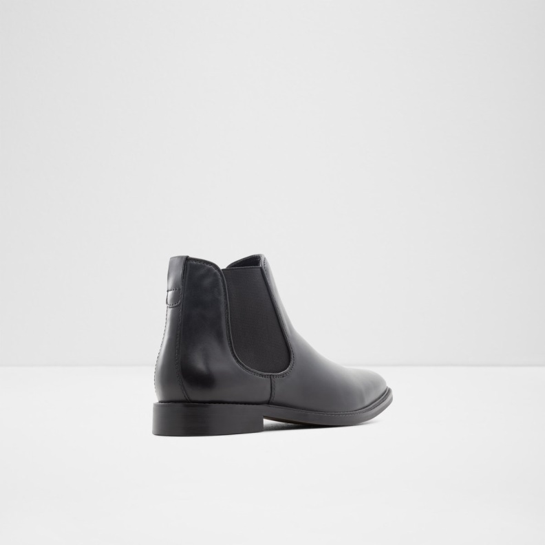 Aldo Black Leather Smooth Fashion New Arrival Kyren Chelsea Boot