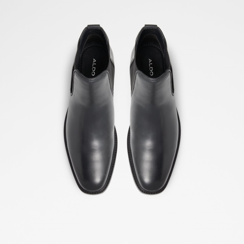 Aldo Black Leather Smooth Fashion New Arrival Kyren Chelsea Boot
