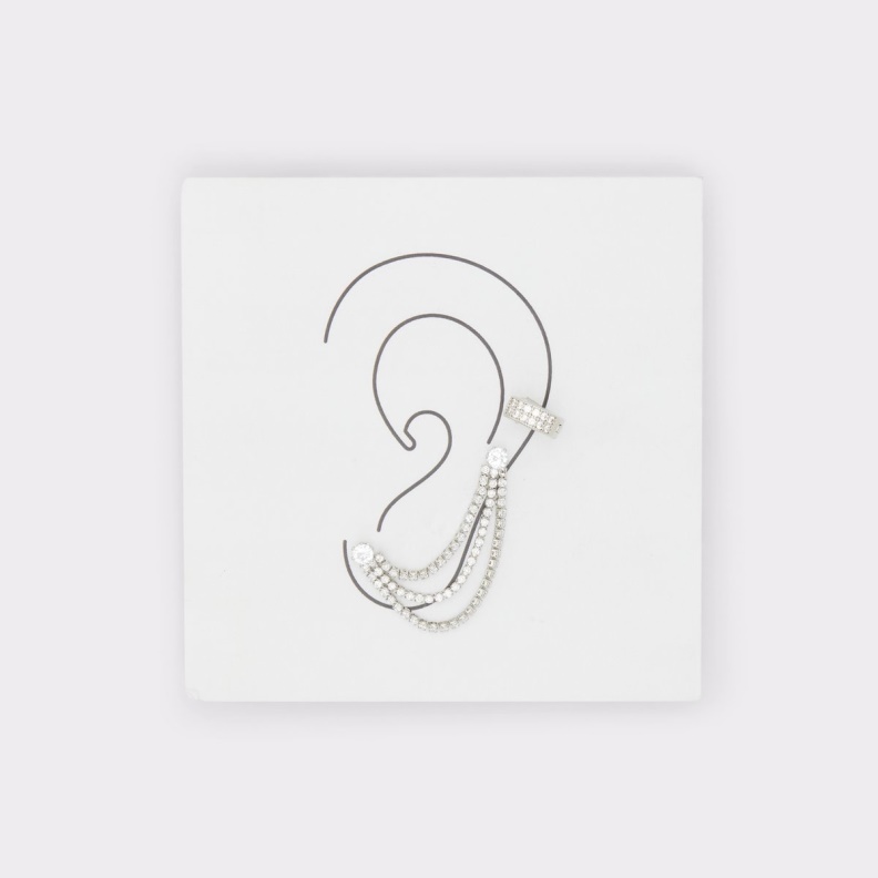 New Arrival Labague Earrings Aldo Fashion Silver-Clear Multi