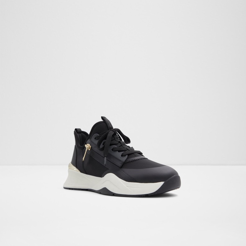 New Arrival Labedar Wedge Sneaker Jogger Sole Black Aldo Fashion