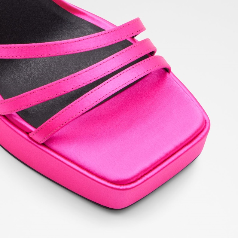 Landabriver Strappy Heeled Sandal Platform Bright Pink Aldo Fashion