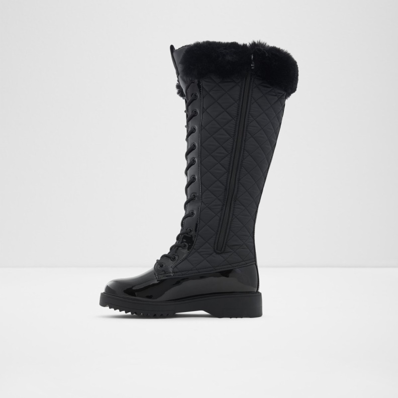 Laralima Winter Boots Lug Sole Fashion Black Synthetic Quilted Aldo