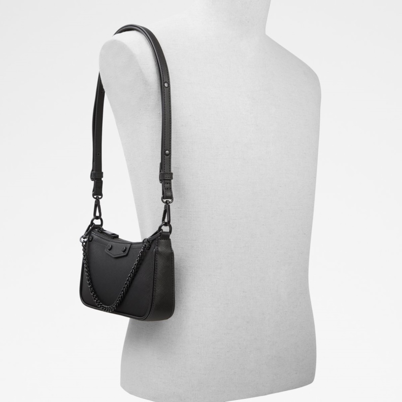 Fashion Aldo Black Lashax Shoulder Bag