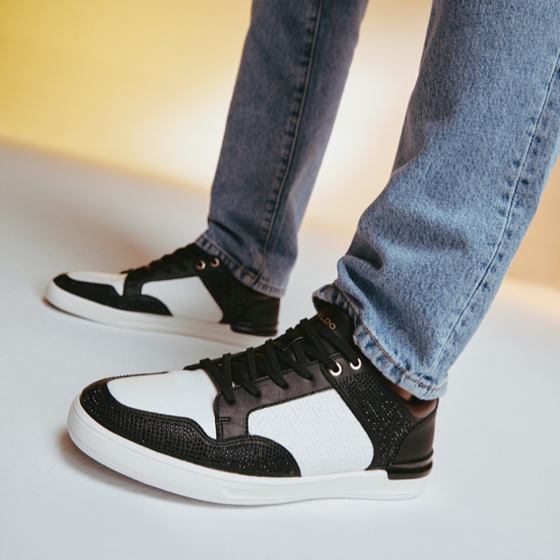 Aldo Fashion Lauder Schwarz Synthetik Glänzend