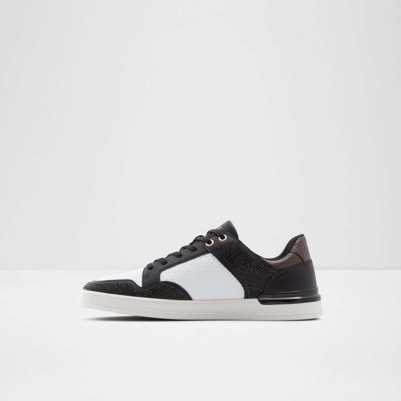 Black Synthetic Shiny Aldo Fashion Lauder Low Top Sneaker