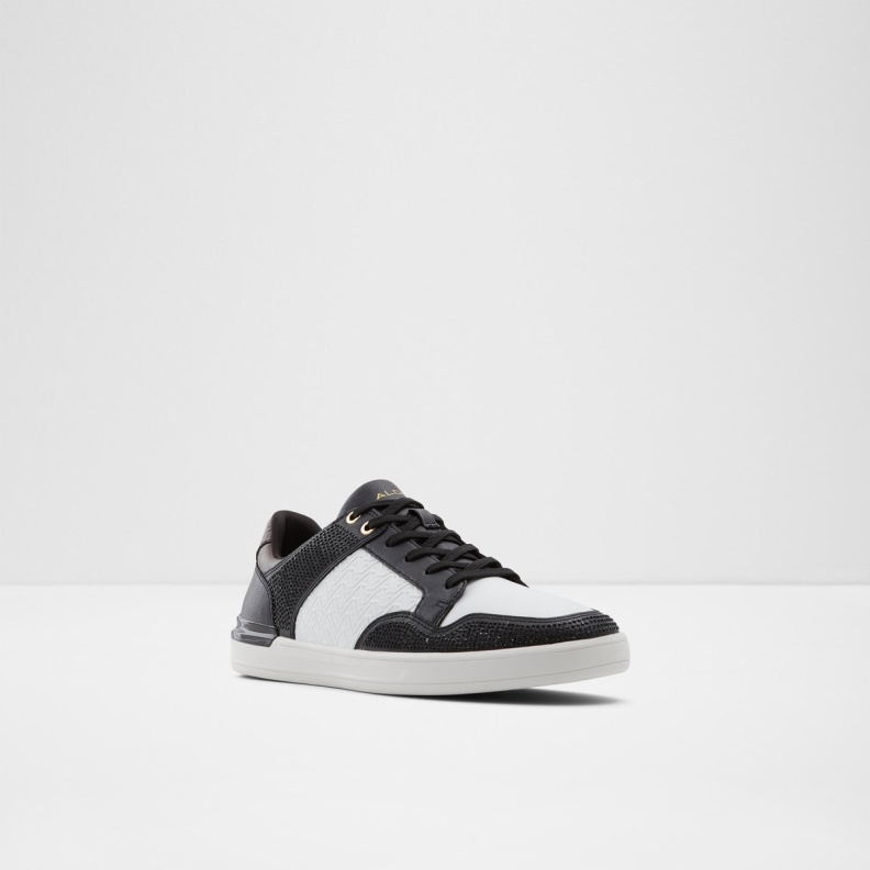 Black Synthetic Shiny Aldo Fashion Lauder Low Top Sneaker