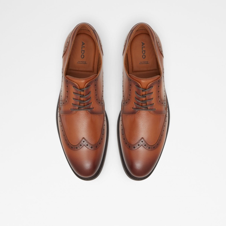 Aldo Laurier Derby Shoe Cognac Fashion