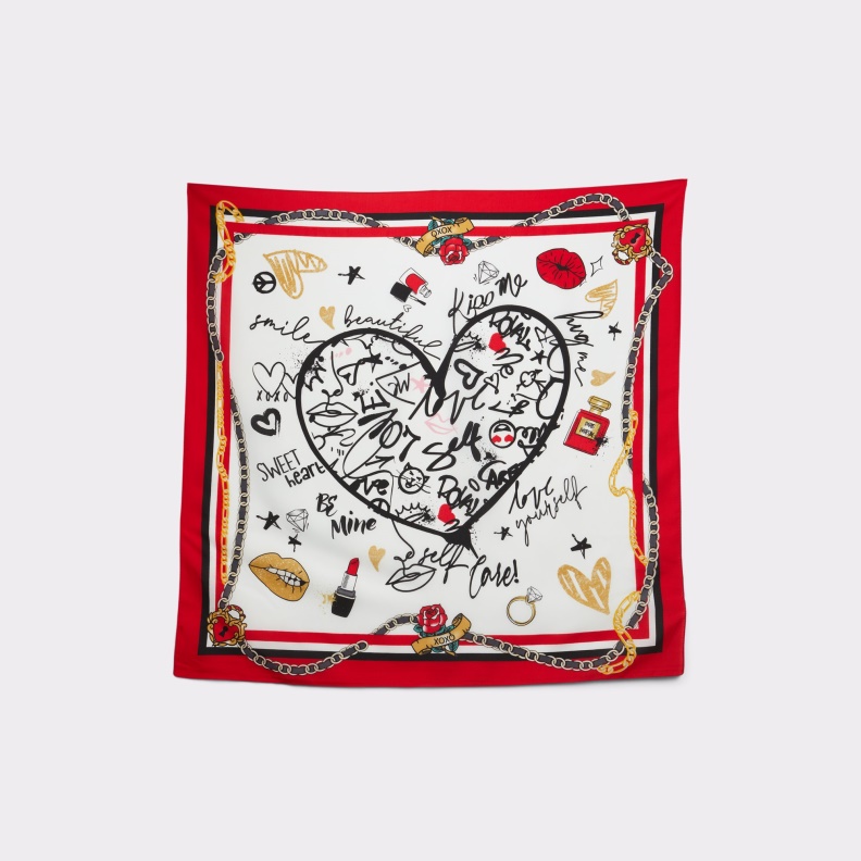 Red Lenandra Decorative Scarf Aldo Fashion