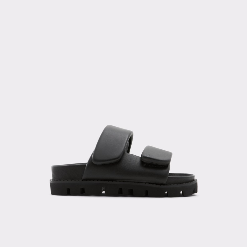 Aldo Fashion Black Lilo Slide Sandal Flatform