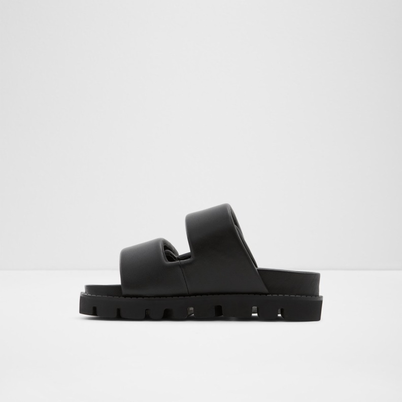 Aldo Fashion Black Lilo Slide Sandal Flatform