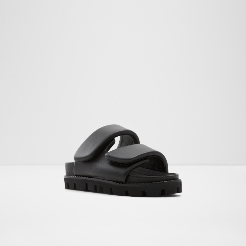 Aldo Fashion Black Lilo Slide Sandal Flatform