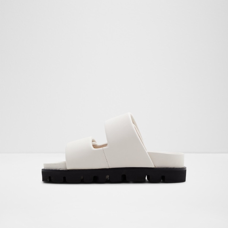 Aldo Fashion White Lilo Slide Sandal Flatform