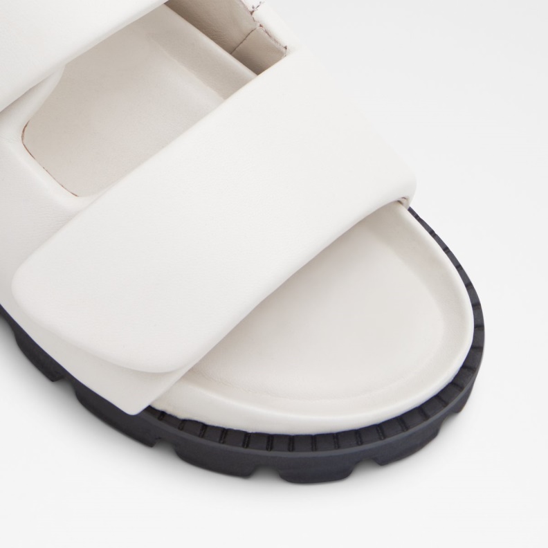 Aldo Fashion White Lilo Slide Sandal Flatform