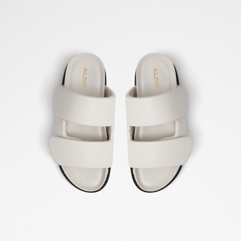 Aldo Fashion White Lilo Slide Sandal Flatform