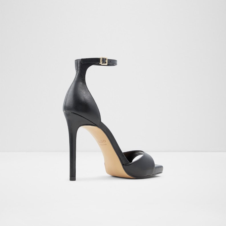 Aldo Black Fashion Livia High Heel Sandal Platform