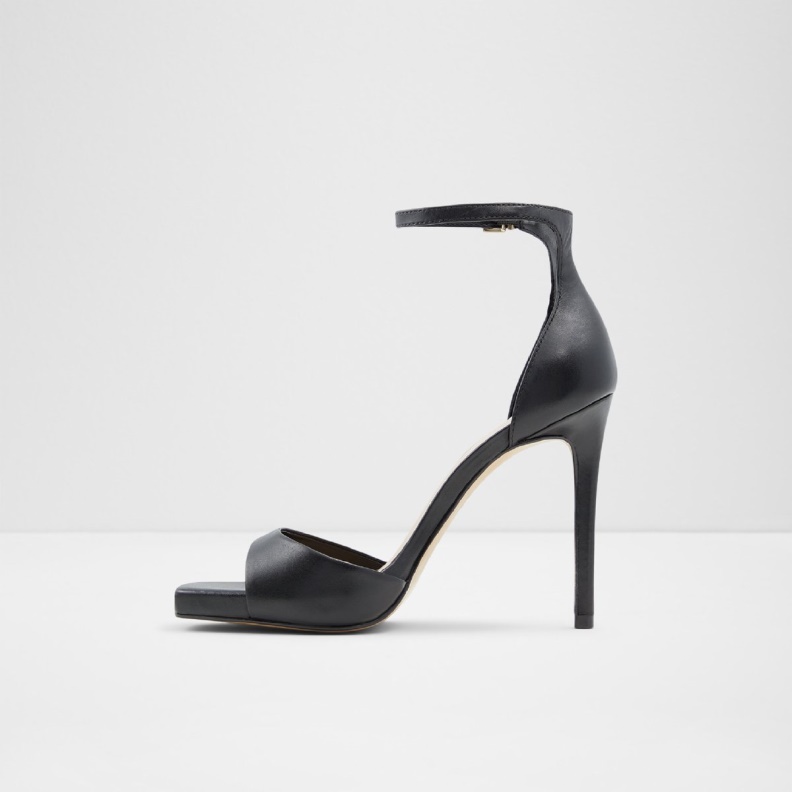 Aldo Black Fashion Livia High Heel Sandal Platform