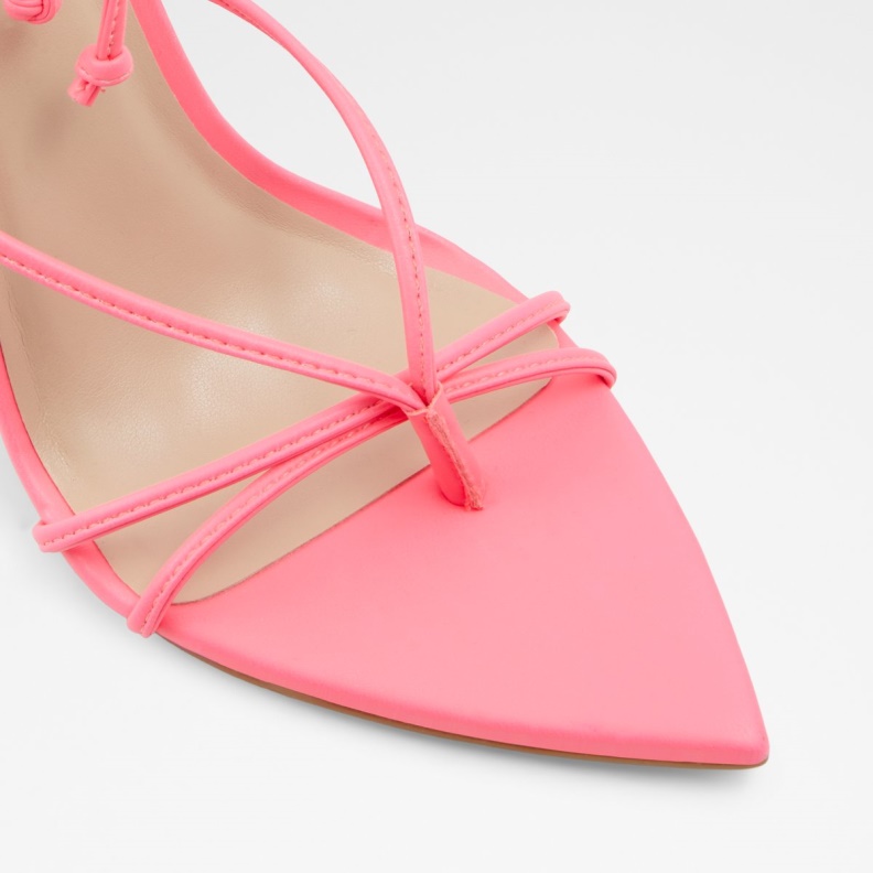 Bright Pink Lona Strappy Heeled Sandal Stiletto Heel Aldo Fashion