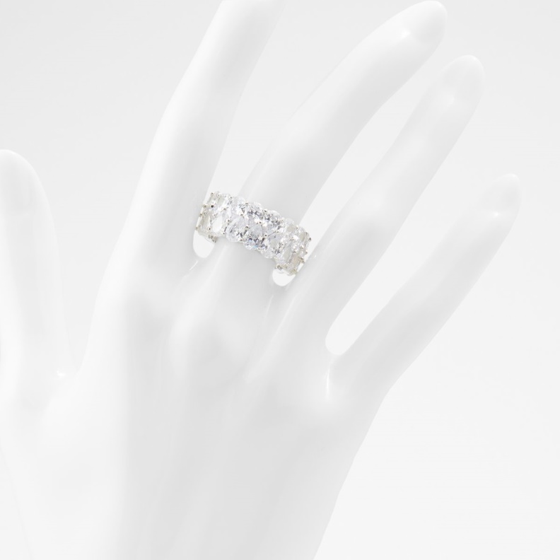 Silver-Clear Multi Lothauswen Ring Aldo Fashion