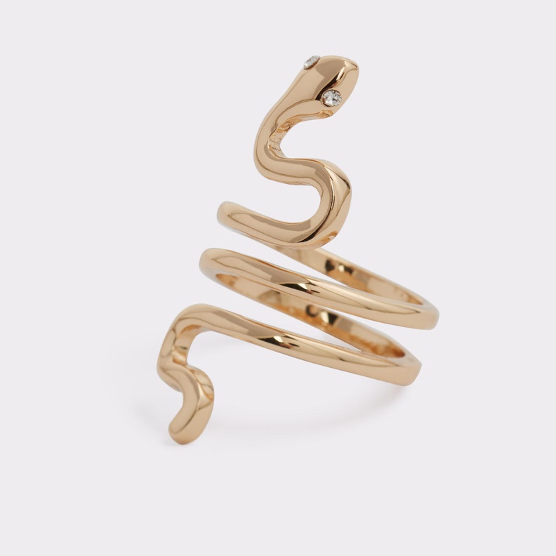 Aldo Gold-Clear Multi Fashion Lothendra Ring