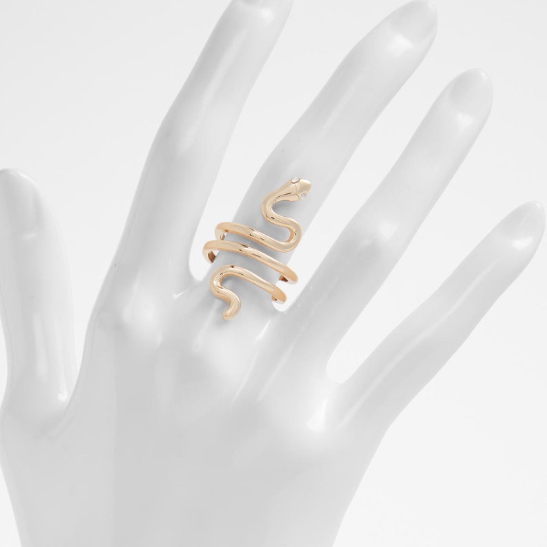 Aldo Gold-Clear Multi Fashion Lothendra Ring