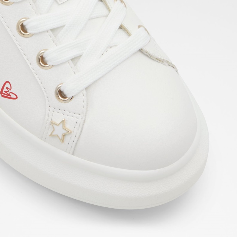 Lovekey Low Top Sneaker Cup Sole Fashion Aldo White