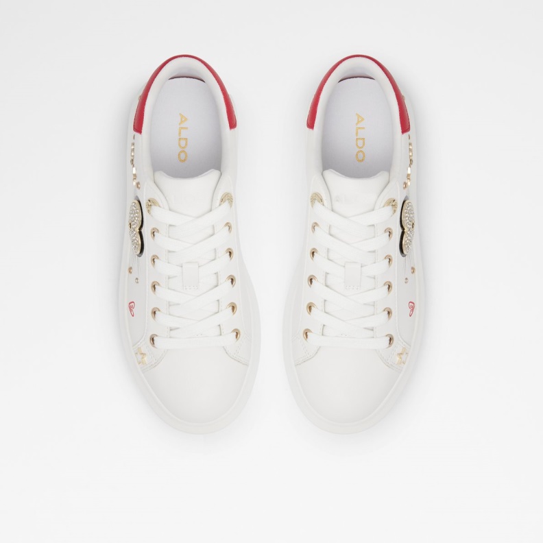 Lovekey Low Top Sneaker Cup Sole Fashion Aldo White