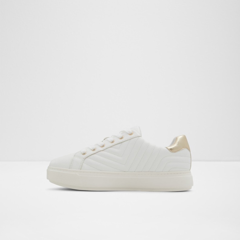 Lovenow Low Top Sneaker Cup Sole Aldo Fashion Gold-Clear Multi