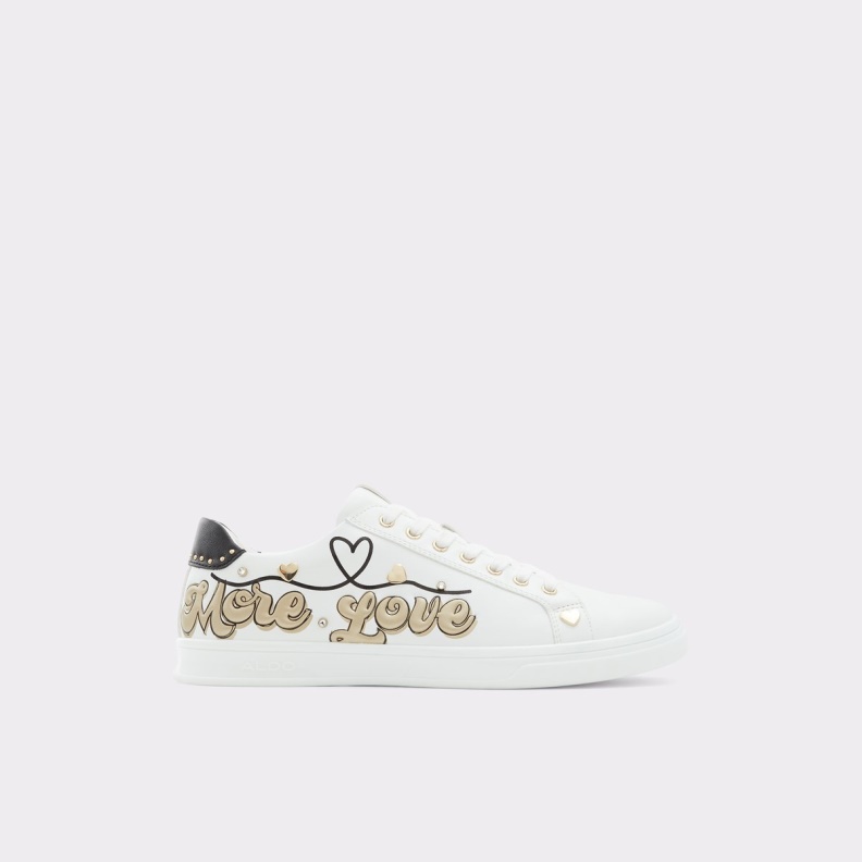 Aldo Fashion White Lovewalk Low Top Sneaker