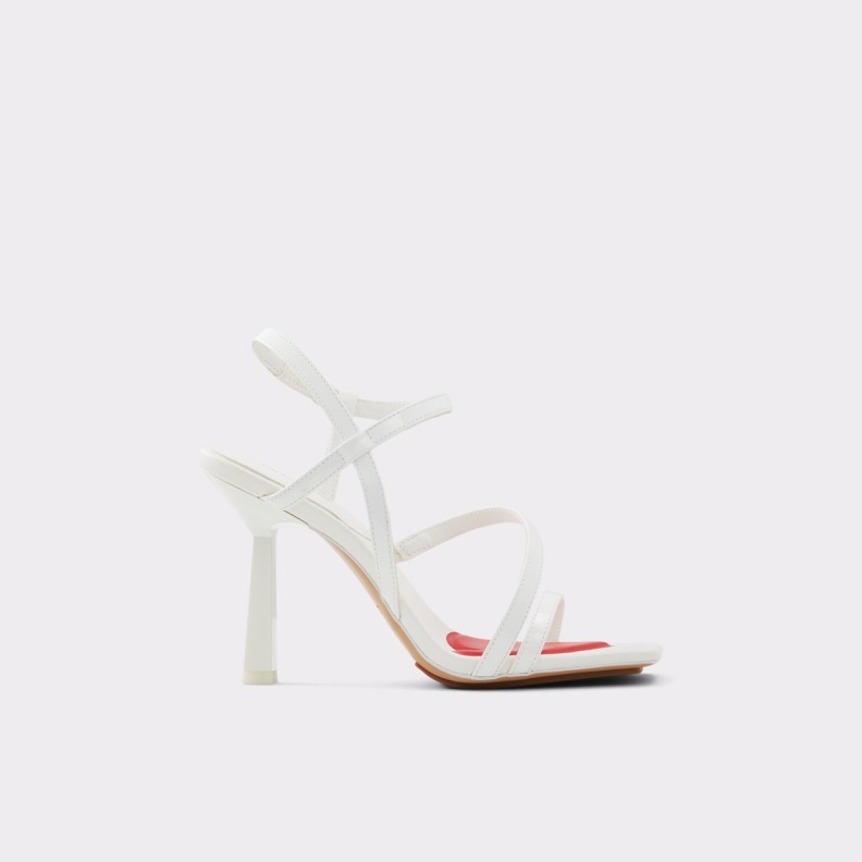 Luvly Strappy High Heel Sandal Stiletto Heel Aldo Fashion White