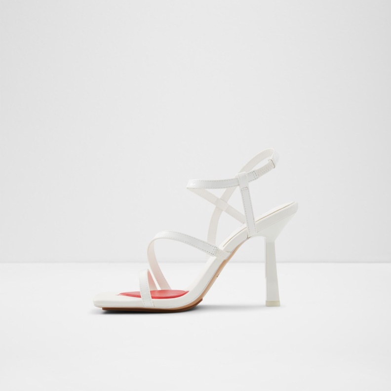 Luvly Strappy High Heel Sandal Stiletto Heel Aldo Fashion White