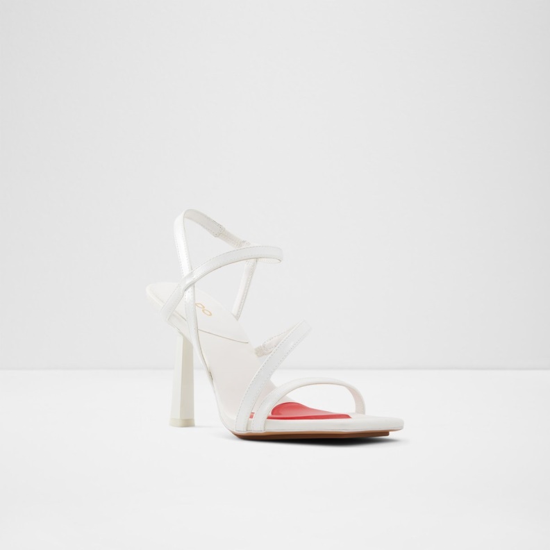 Luvly Strappy High Heel Sandal Stiletto Heel Aldo Fashion White