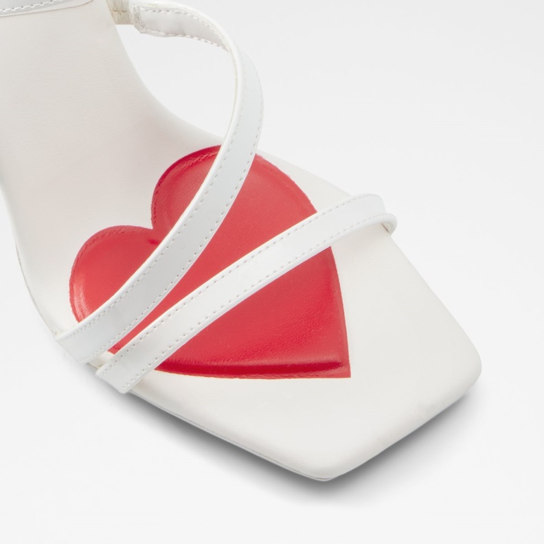 Luvly Strappy High Heel Sandal Stiletto Heel Aldo Fashion White