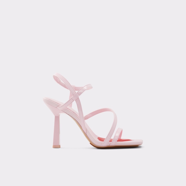 Fashion Aldo Pink Luvly Strappy High Heel Sandal Stiletto Heel