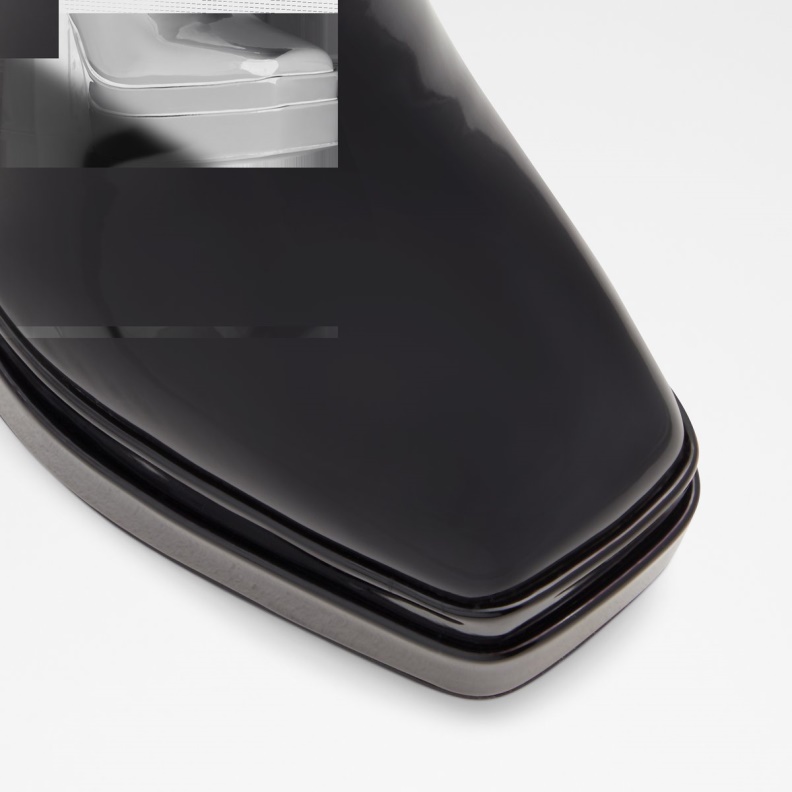 Black Synthetic Patent New Arrival Mabel Platform Ankle Boot Plateforme Fashion Aldo