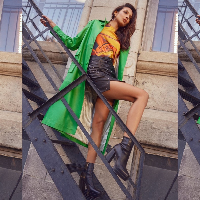 Fashion Black Synthetic Smooth New Arrival Mabel Platform Ankle Boot Plateforme Aldo