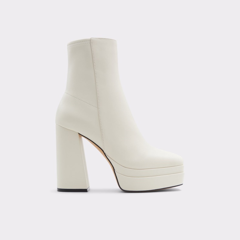 White New Arrival Mabel Platform Ankle Boot Plateforme Fashion Aldo