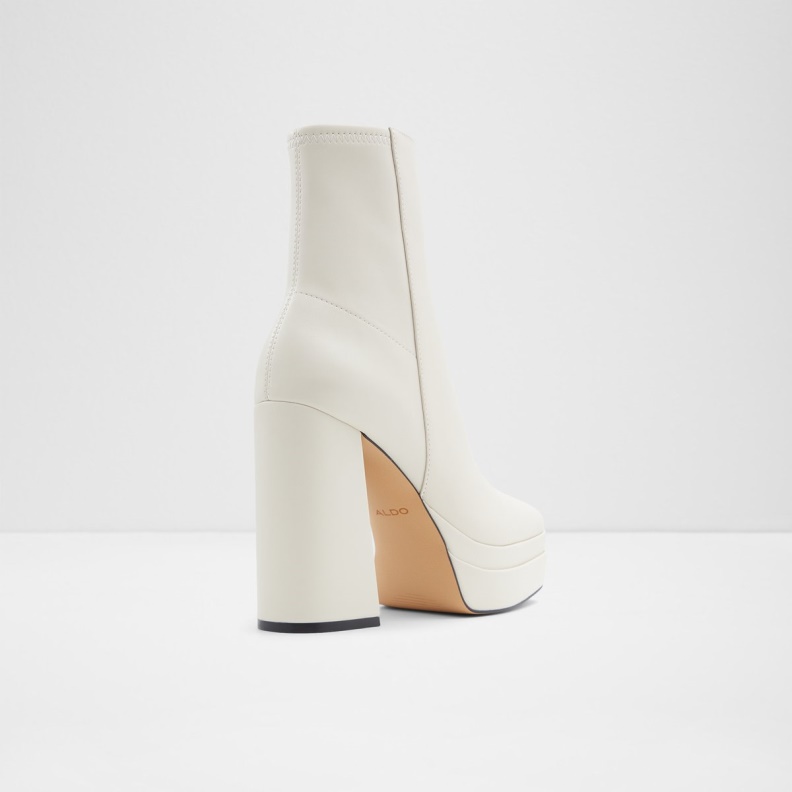 White New Arrival Mabel Platform Ankle Boot Plateforme Fashion Aldo
