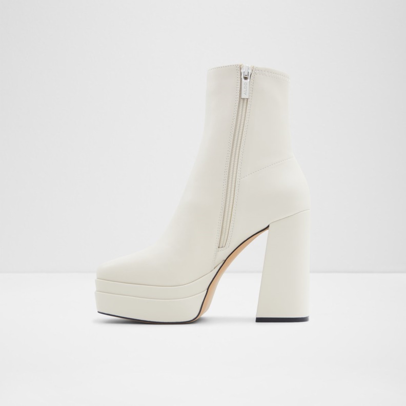 White New Arrival Mabel Platform Ankle Boot Plateforme Fashion Aldo
