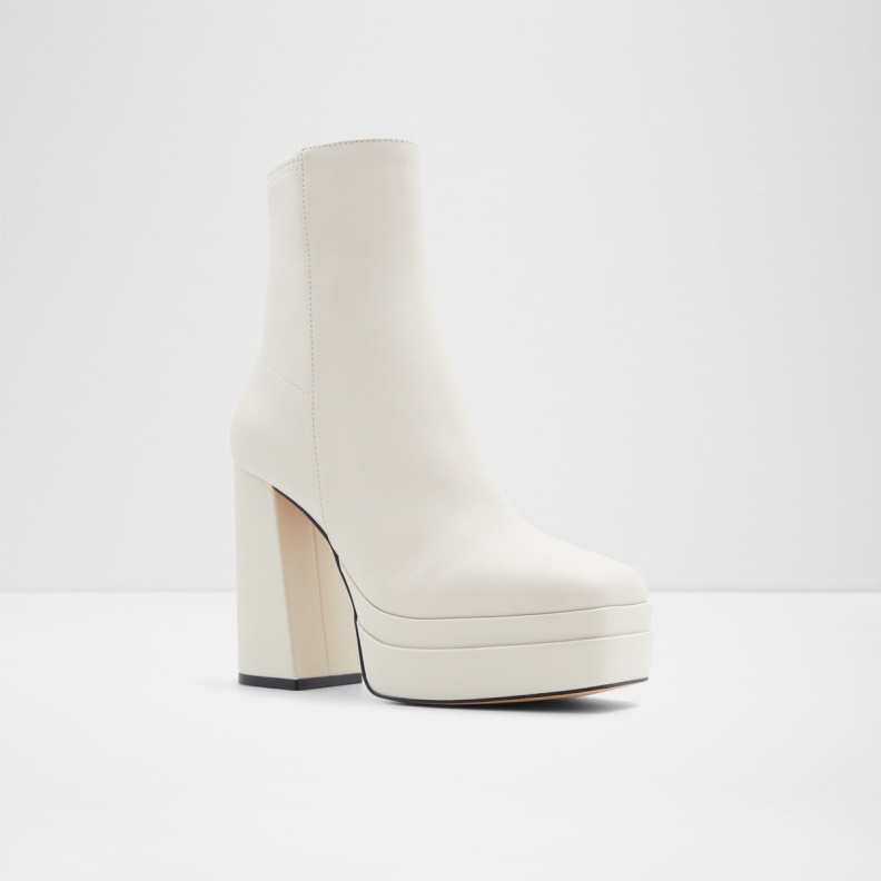 White New Arrival Mabel Platform Ankle Boot Plateforme Fashion Aldo