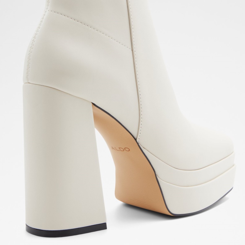 White New Arrival Mabel Platform Ankle Boot Plateforme Fashion Aldo